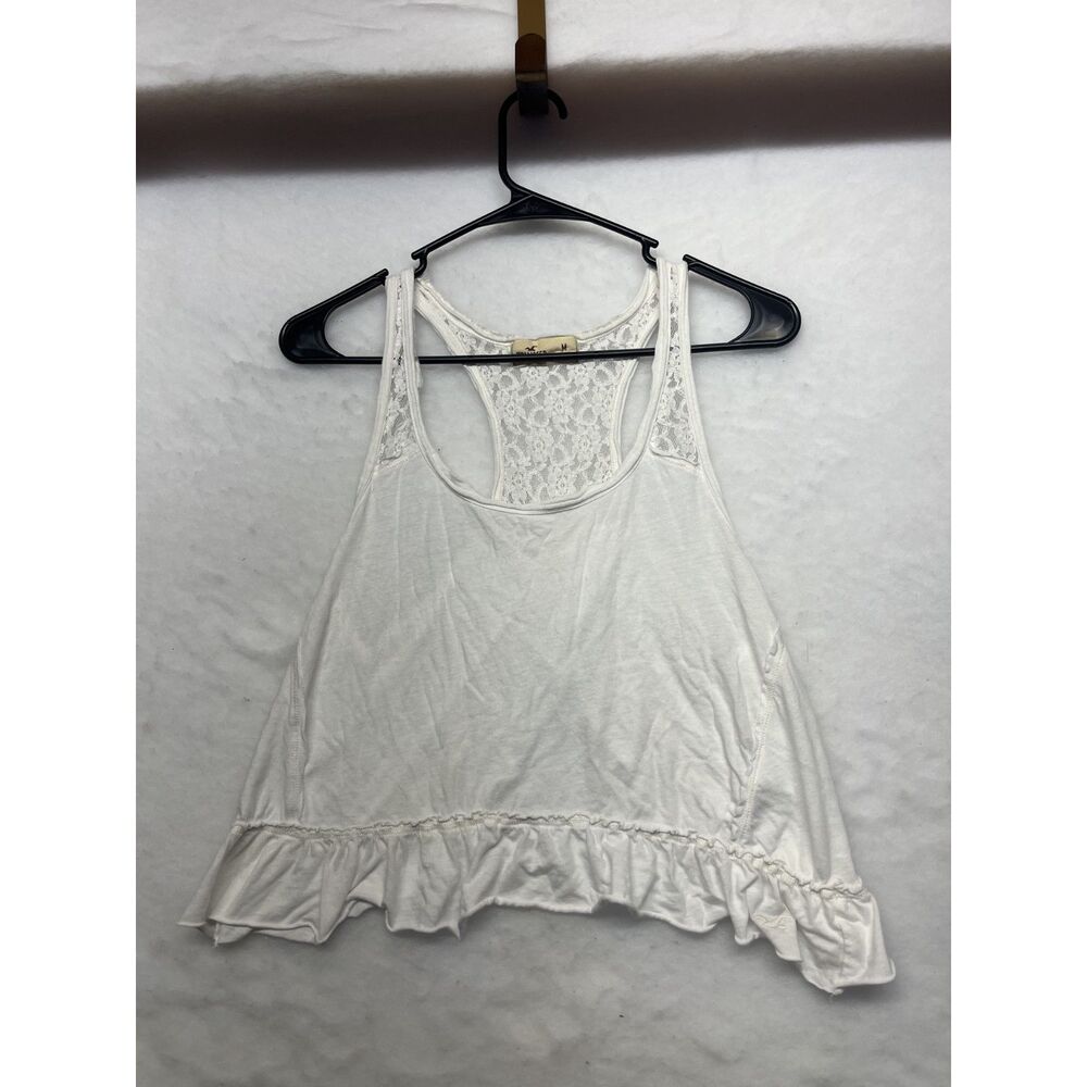 Vintage y2k hollister lace racer back tanl size m